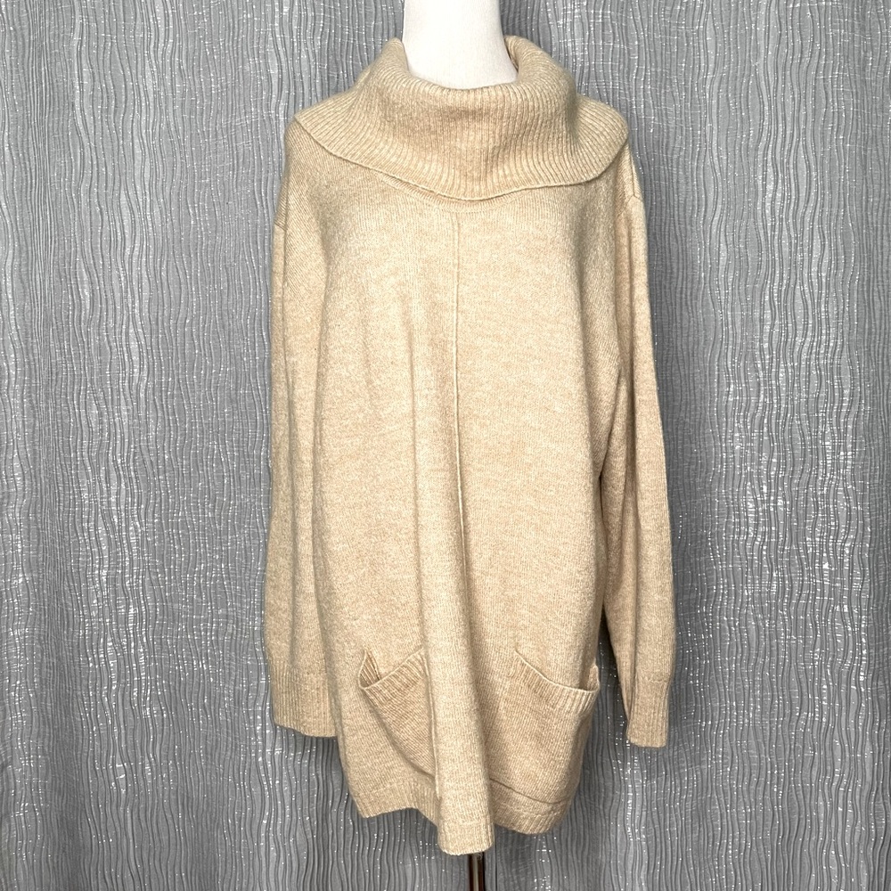 Calvin Klein cowl neck tunic sweater